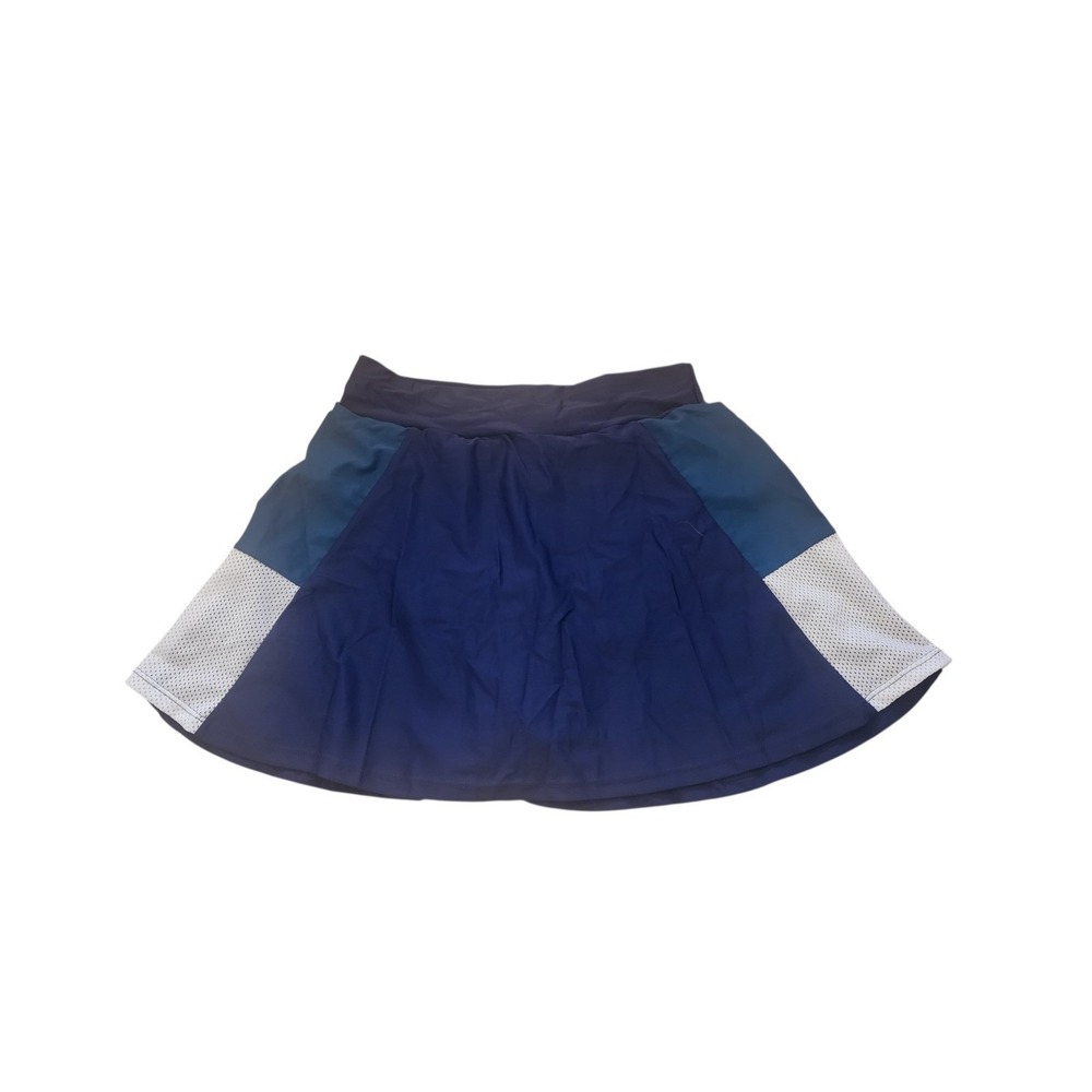 Dokotoo Navy Blue Color Block Mesh Active Skort Tennis Golf Skirt Size S NWT